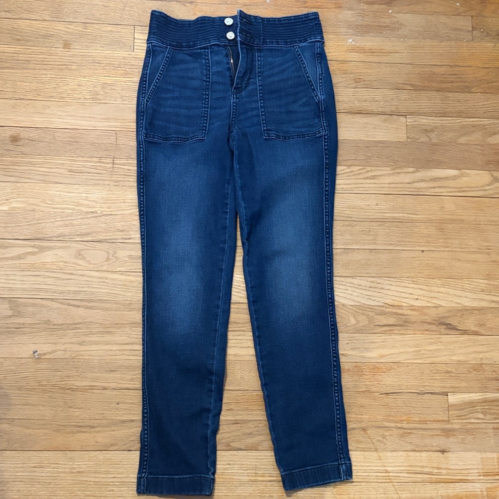 White House Black Market Dark Blue High Rise Jeans